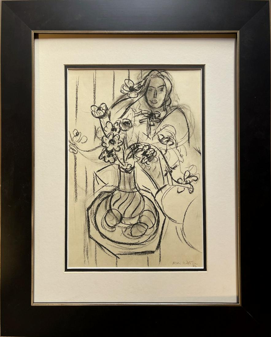 Henri Matisse Color Plate Lithograph after Matisse from 1970: Henri Matisse Lithograph after Henri Matisse from Paris. Approx 24x20 inches professionally framed.Includes documentation