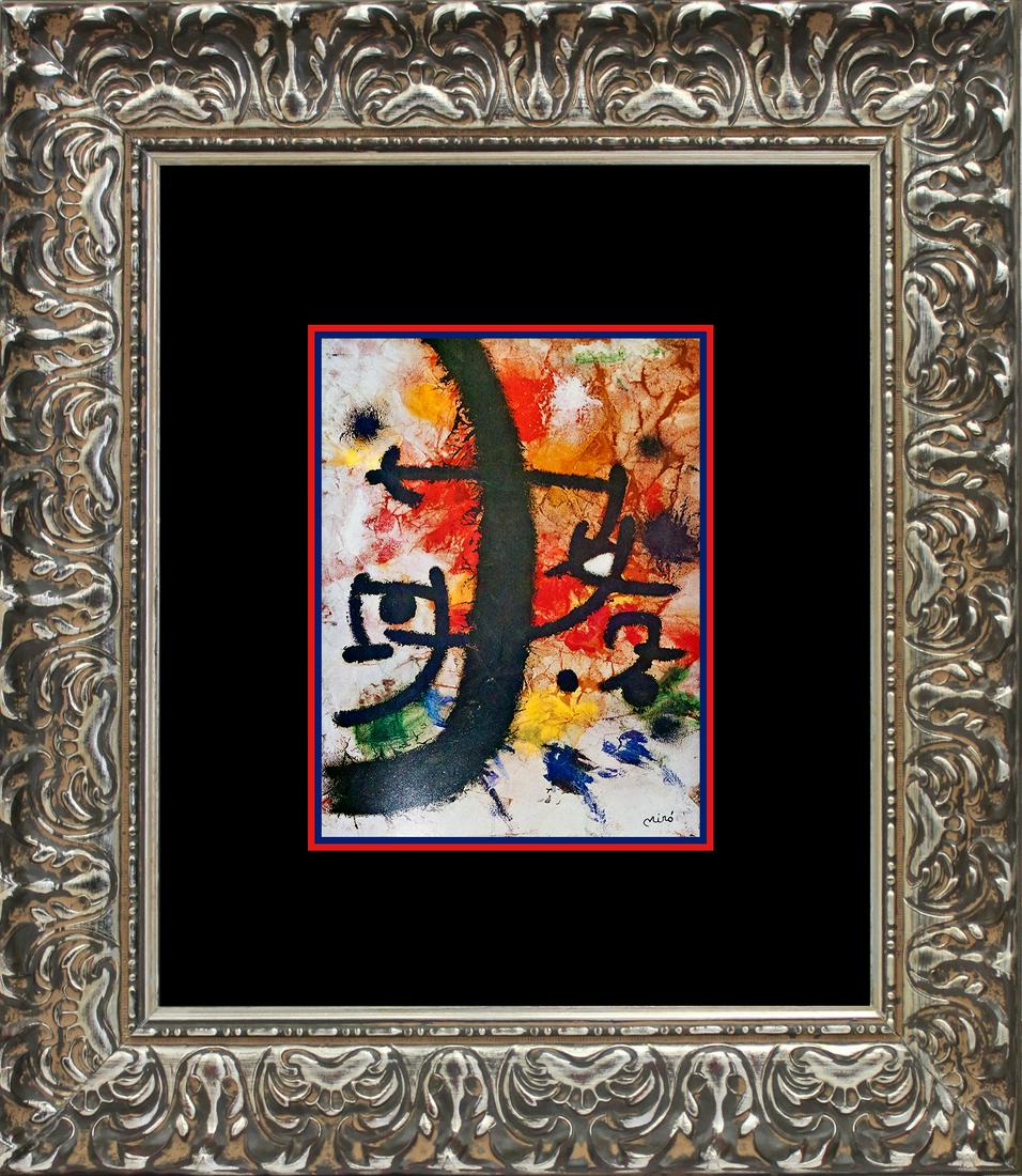 Joan Miro Lithograph after Miro  1968 (1 of 1)