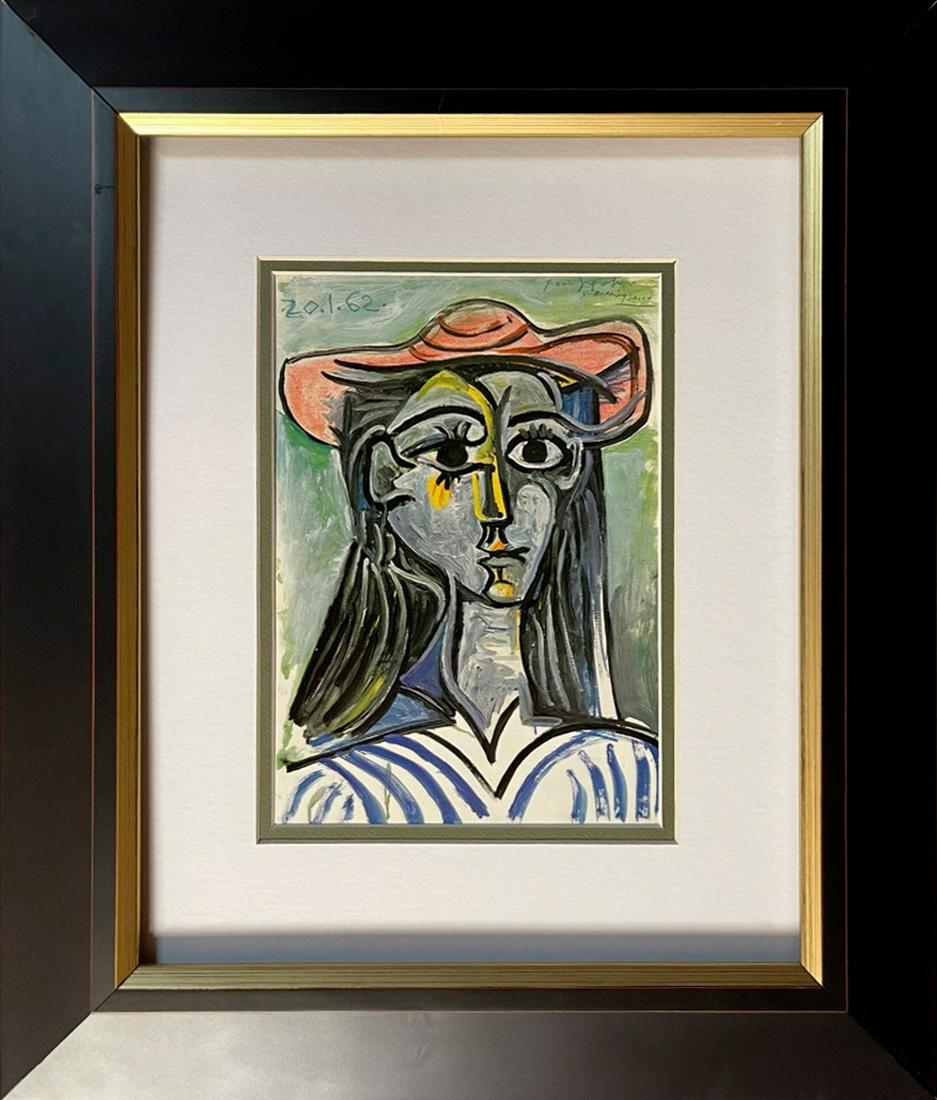 Pablo Picasso color plate lithograph from 1970 (1 of 1)