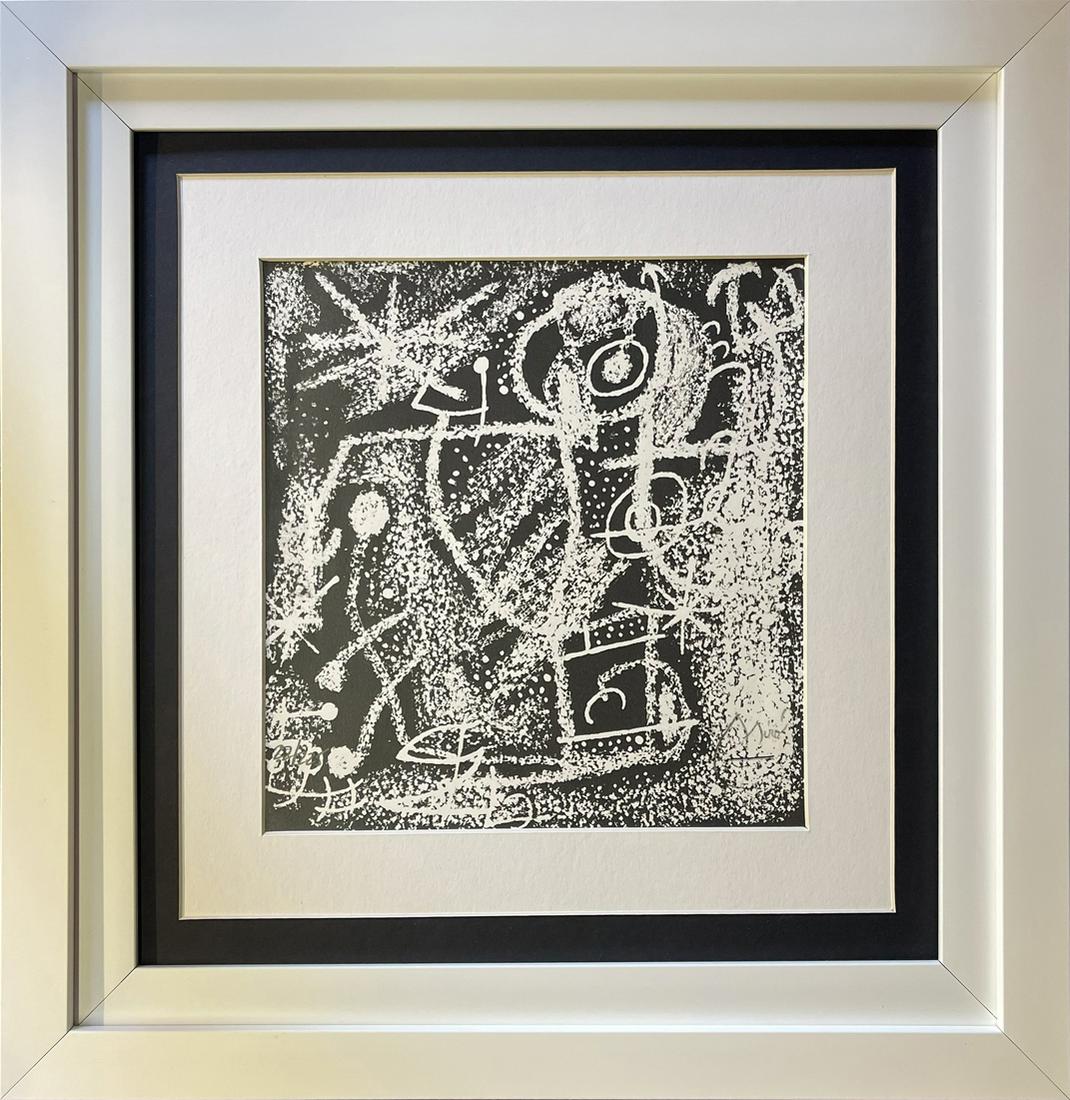 A Joan Miro Limited Edition Lithograph Hand signed and numbered (1 of 1)