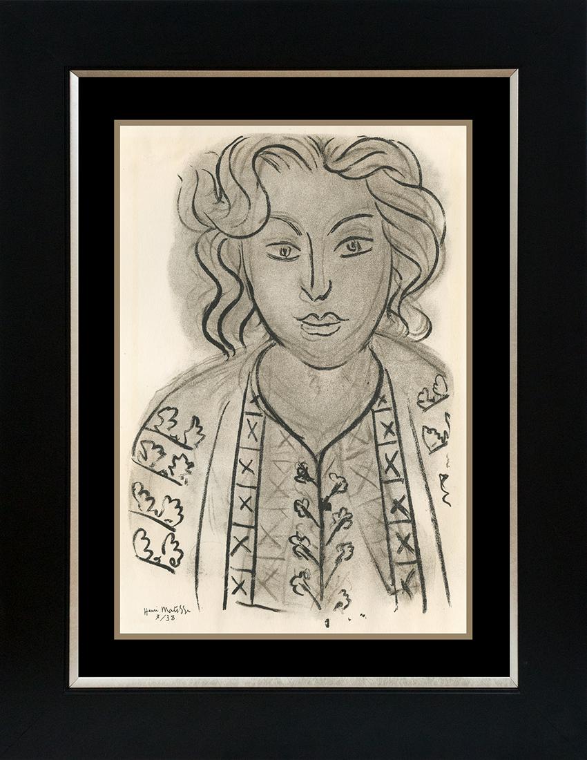 Henri Matisse Lithograph after Matisse from 1950: 1950 Lithograph on Arches paper by Matisse. Approx. 20x22