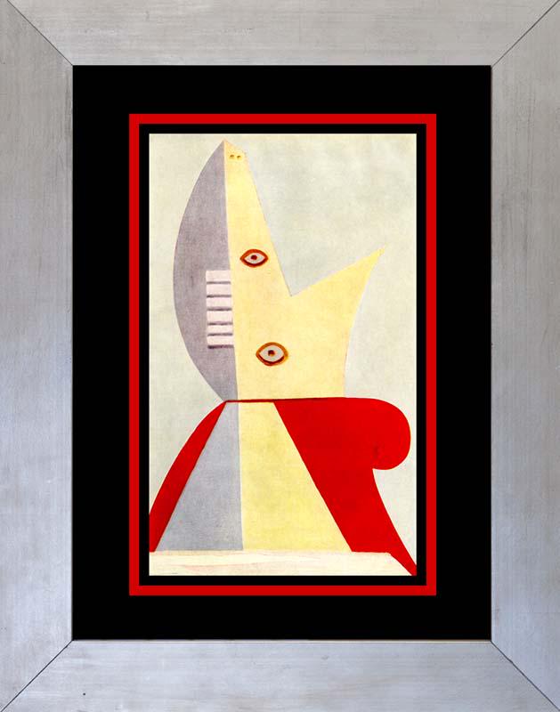 Pablo Picasso Color Plate Lithograph after Picasso from 1950: Pablo Picasso Color Plate Lithograph from 1950. Approx. 20x24 inches. Professionally framed. Includes certificate of authenticity.