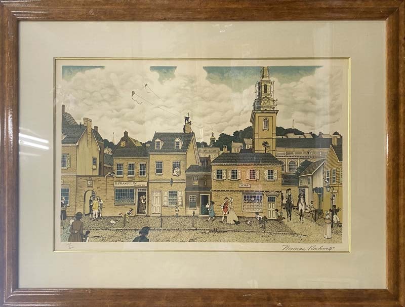 Norman Rockwell Lithograph (1 of 1)
