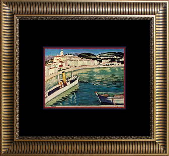 Albert Marquet color plate Lithograph after Marquet Hermitage Collection: Albert Marquet color plate Lithograph Hermitage Collection Approx 20x24 inches. Professionally framed. Includes certificate of authenticity.
