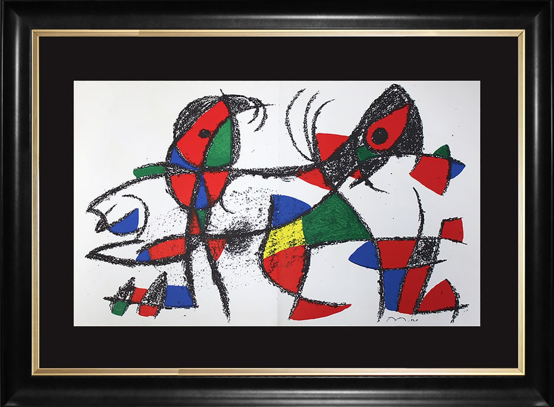 Joan Miro Hand Signed Original Lithograph (1 of 1)