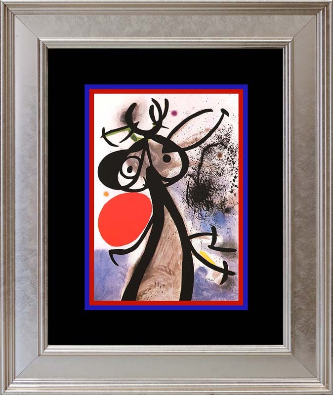 Joan Miro Color Plate Lithograph after Miro 1962 (1 of 1)