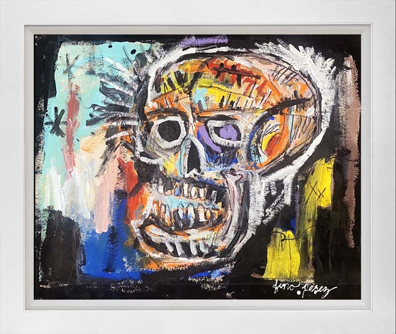 Gino Perez Original on canvas: Original on canvas by Gino Perez Hand signed by the artist. One of a kind original Approx 29x26 inches Custom framed. Includes certificate This work was purchased directly from the artist.