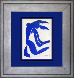 Henri Matisse Lithograph from 1956: Henri Matisse Lithograph from 1956. Approx 24x20 inches Professionally framed. Includes certificate.