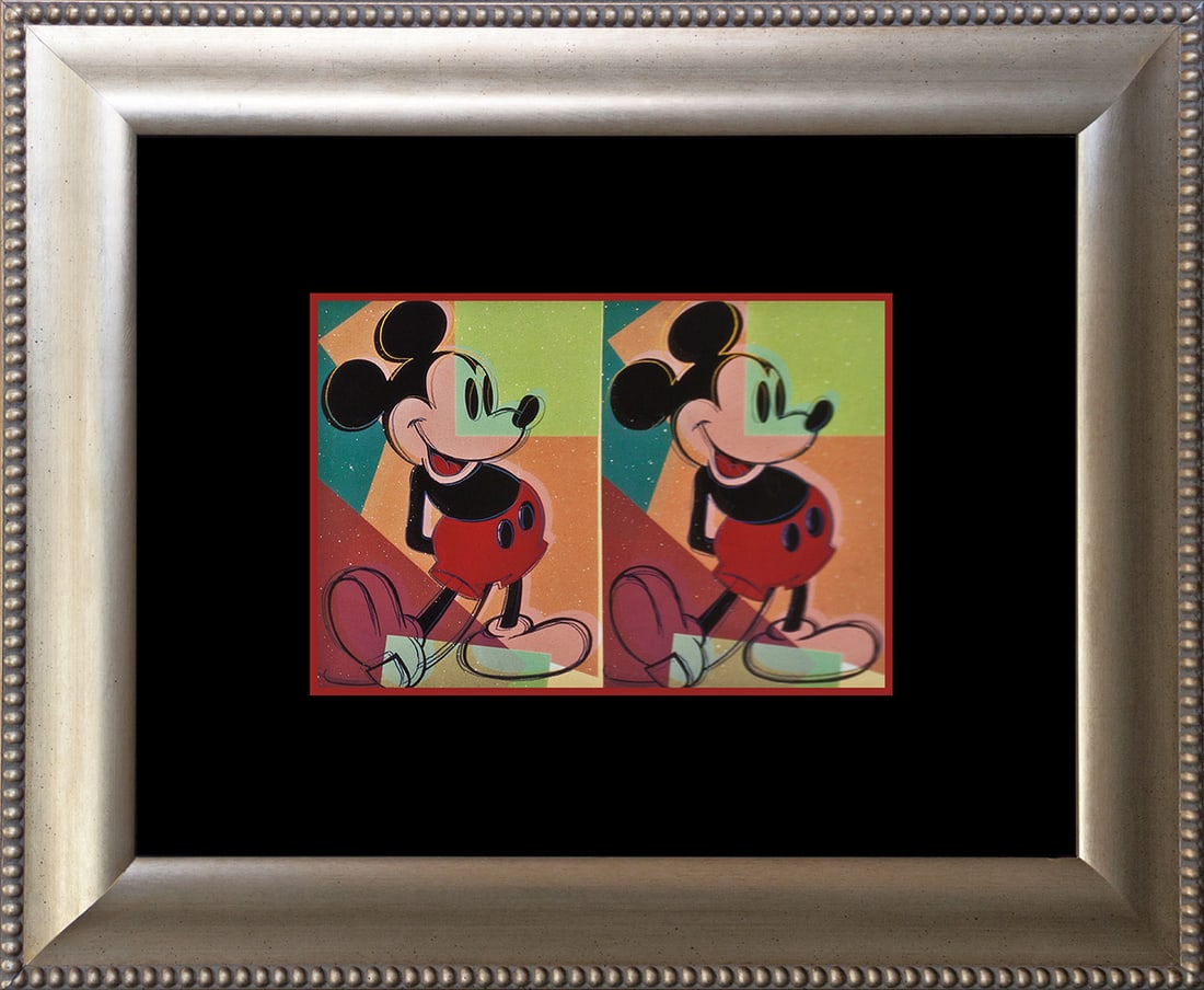 Andy Warhol Lithograph Warhol printed in Germany 25 years ago: Andy Warhol Lithograph printed in Germany about 25 years ago. Custom framed. Approx size is 18x18 inches.