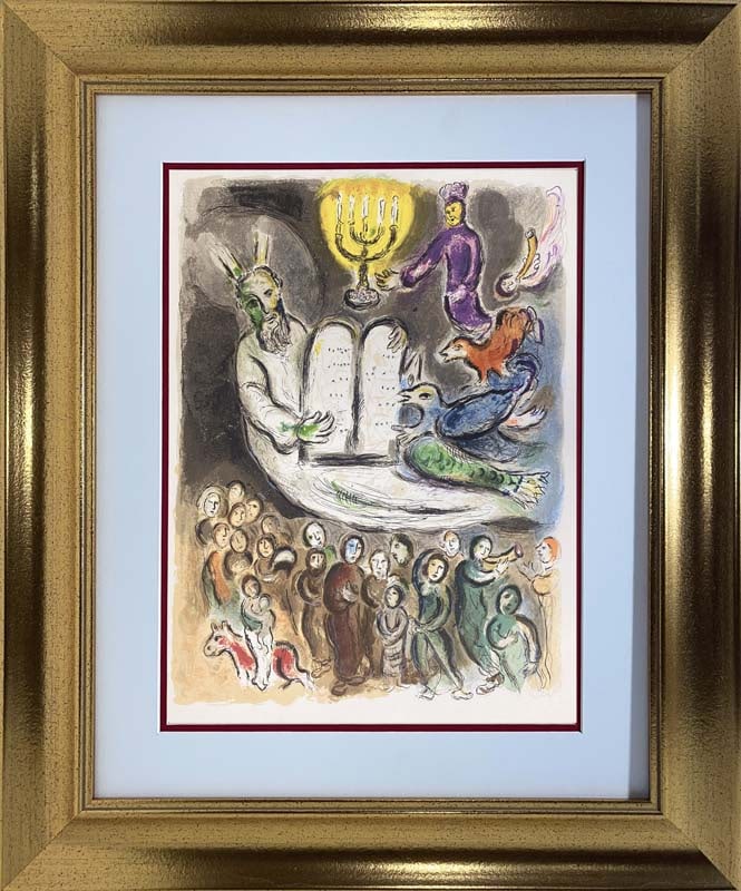 Marc Chagall Original Lithograph The story of Exodus  1966 Luxury (1 of 1)