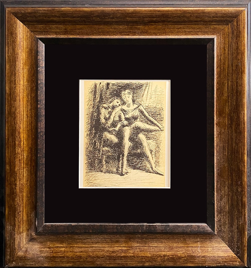 Pablo Picasso lithograph from 90 years ago Antique on Velin from 1926 Paris (1 of 1)