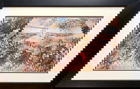 Salvador Dali Lithograph: Salvador Dali Lithograph from 1979 . Includes documentation Custom framed Approx 28x20 inches