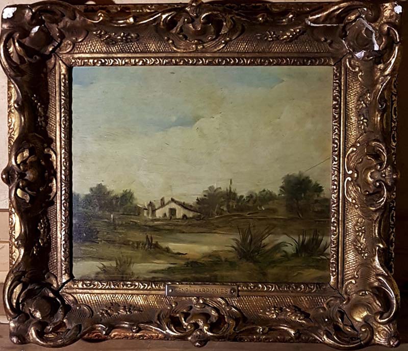 Henri Joseph Harpignies  original oil on canvas  m (1 of 1)