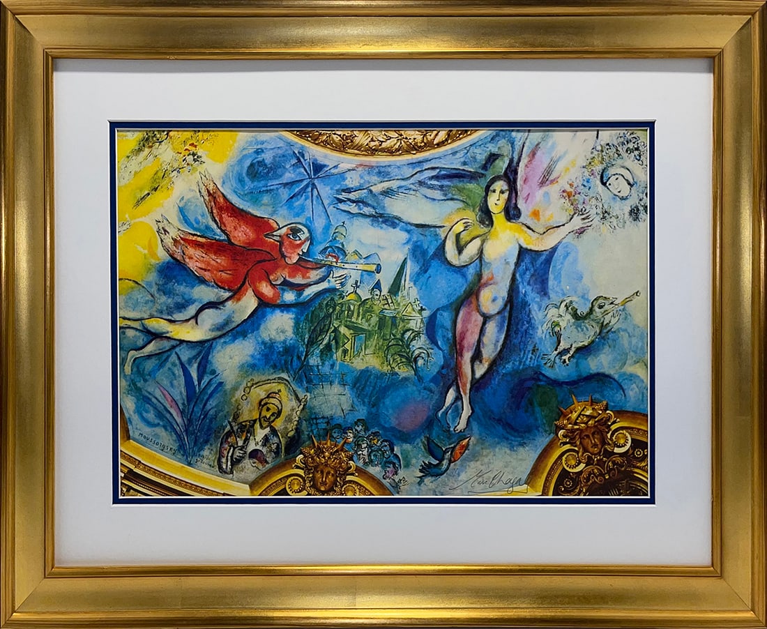 Marc Chagall Hand signed Lithograph from 1974 (1 of 1)