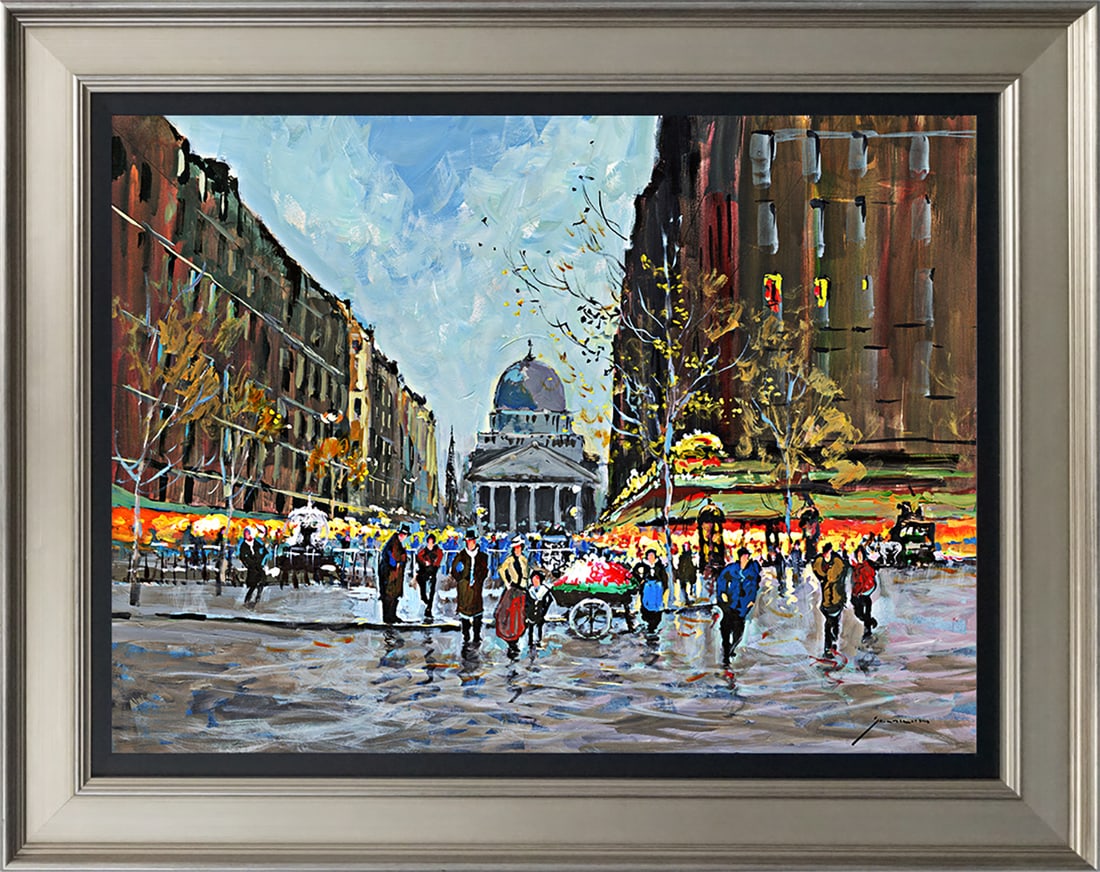 Hand embellished canvas Michael Schofield Paris: Hand signed by Michael Schofield Hand embellished on canvas. Limited Edition of 25. Includes Certificate of Authenticity. Approx. 18 x 24 inches Custom Framed. This work was purchased directly from th