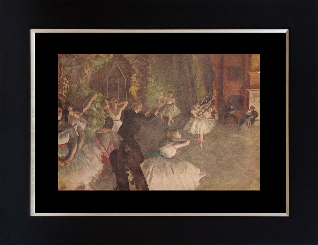 Hand embellished on canvas limited edition after Edgar Degas (1 of 1)