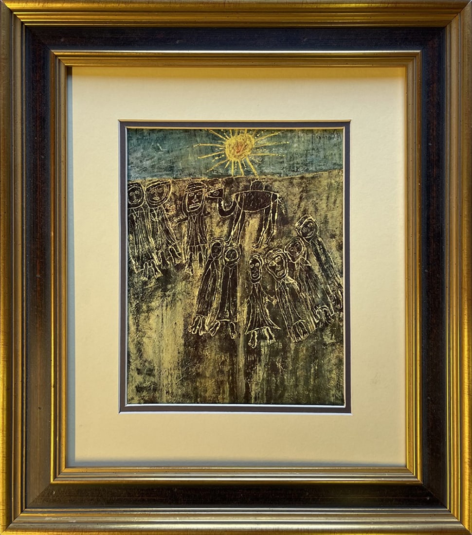 Dubuffet color plate lithograph (1 of 1)