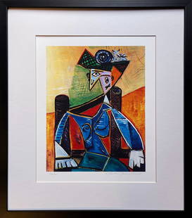 Pablo Picasso Collection Domaine Picasso Limited Edition on paper: Pablo Picasso Limited edition Lithograph Custom framed. Estate signed. From the Collection Domaine Picasso. Includes certificate of authenticity. Approx. image size 22x16 inches size