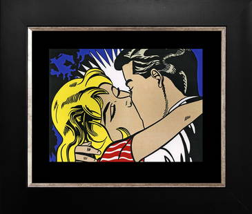 Roy Lichtenstein 1965 Serigraph: Roy Lichtenstein 1965 Serigraph Approx 20x22 inches. Professionally framed. Includes certificate of authenticity.