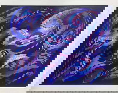 Original on canvas by Katherine Arion: Original on canvas by Katherine Arion One of a kind original Hand signed by the artist. Approx 30x40 inches Custom framed and includes certificate This work was purchased directly from the artist.