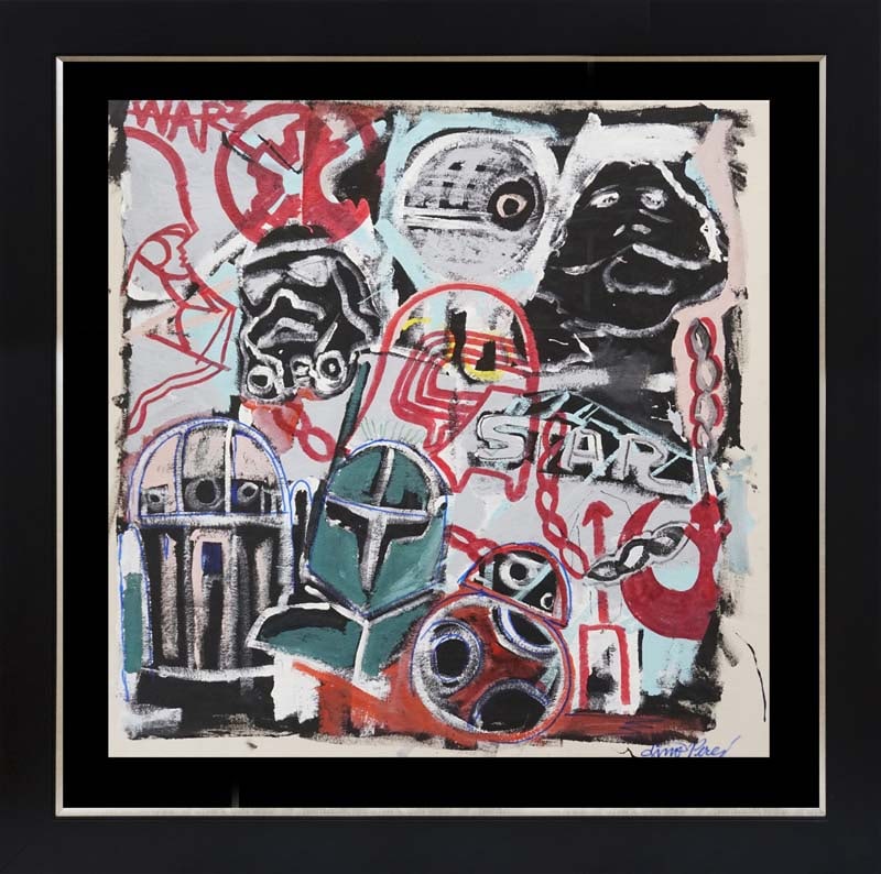 Original by Gino Perez: Original on canvas by Gino Perez Hand signed by the artist. One of a kind original Approx 30x34 inches image size Custom framed. Includes certificate This work was purchased directly from the artist.