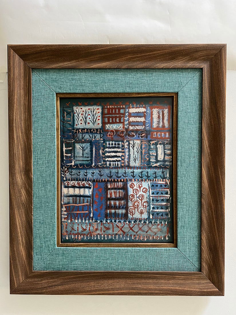 Manuel Cargaleiro original on paper 1978  Gouache on paper (1 of 1)