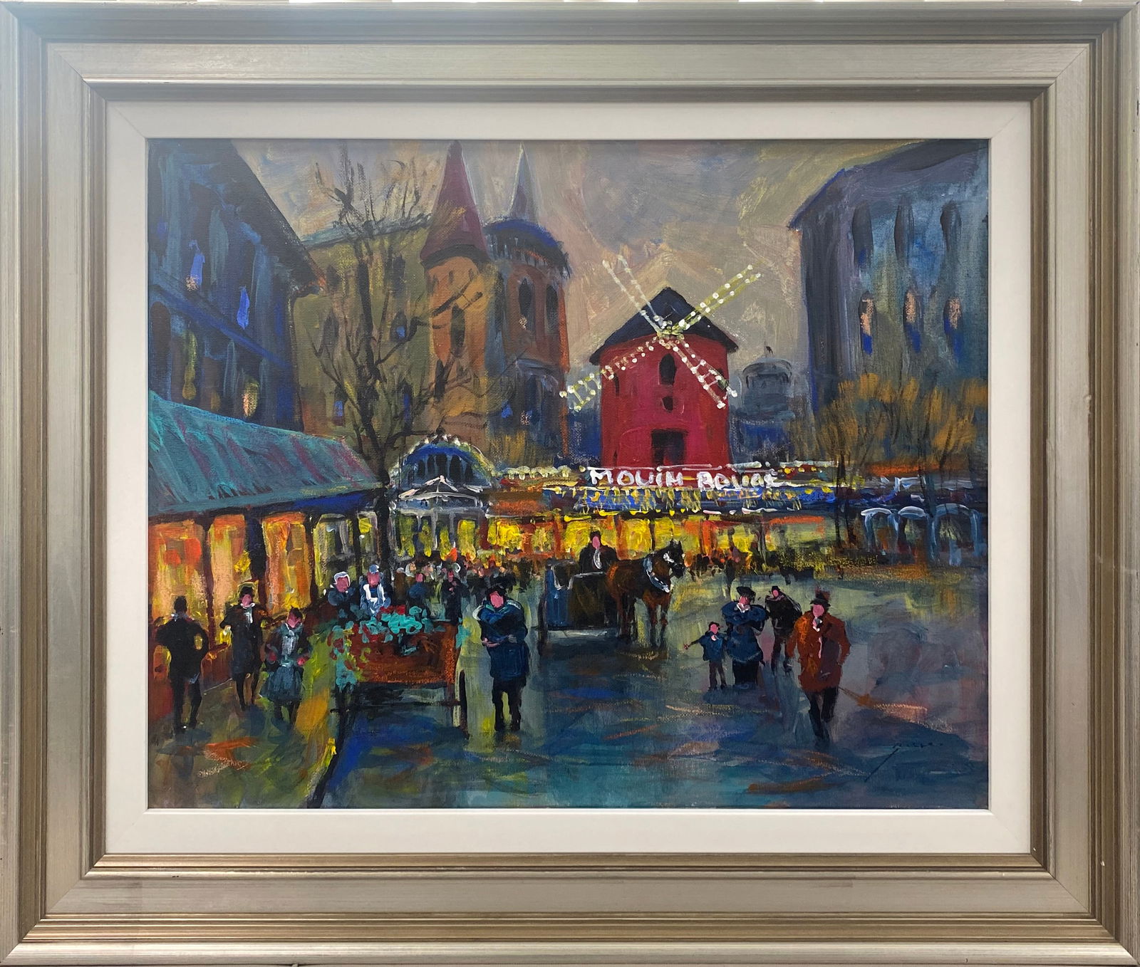 Original on canvas by Michael Schofield: Michael Schofield Original. 16 x 20 inches approx. One of a kind original. Hand signed by the artist.Includes certificate of authenticity. This work was purchased directly from the artist.