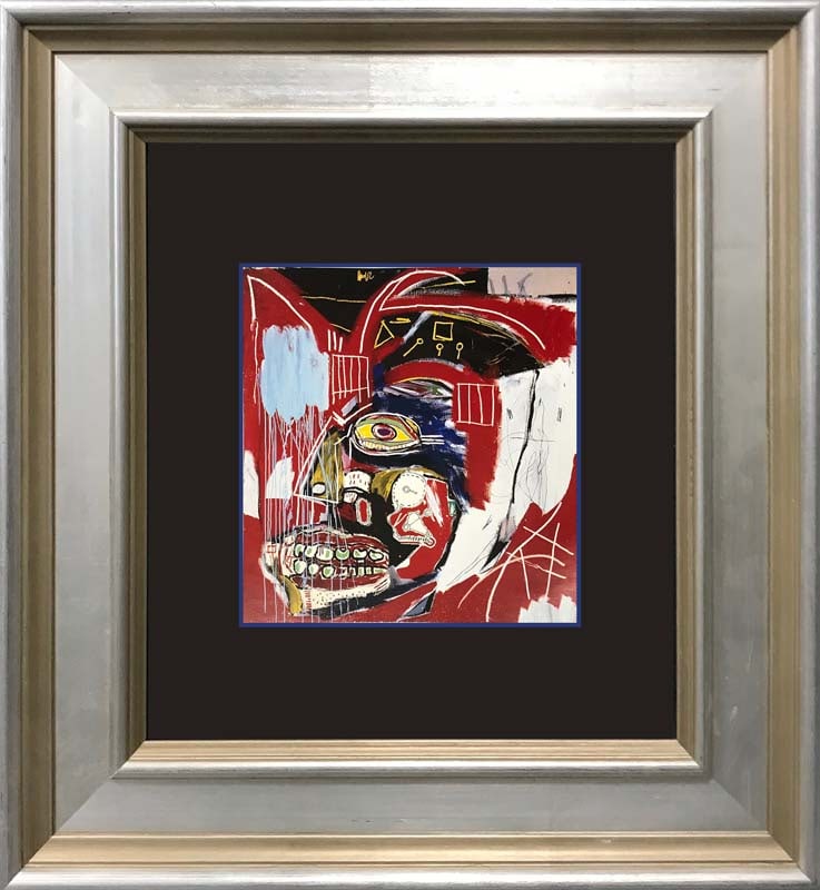 Jean -Michel Basquiat Lithograph after Basquiat from 1982: Jean Michel Basquiat Lithograph from 1981. Custom framed. Approx 22x24 inches. Includes certificate of authenticity. Jean-Michel Basquiat was born in 1960 and died in 1988 and was an American artist, 