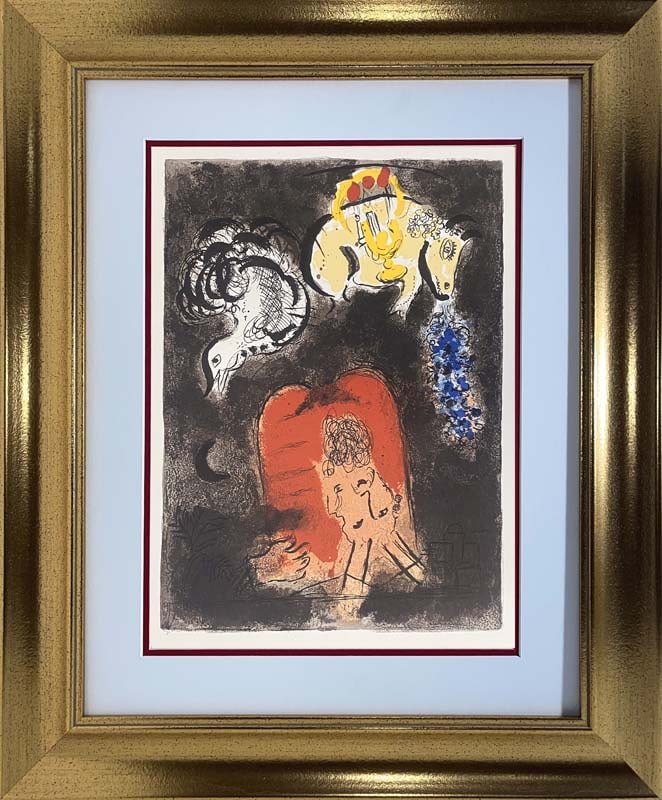 Marc Chagall Original Lithograph The story of Exodus  1966 (1 of 1)