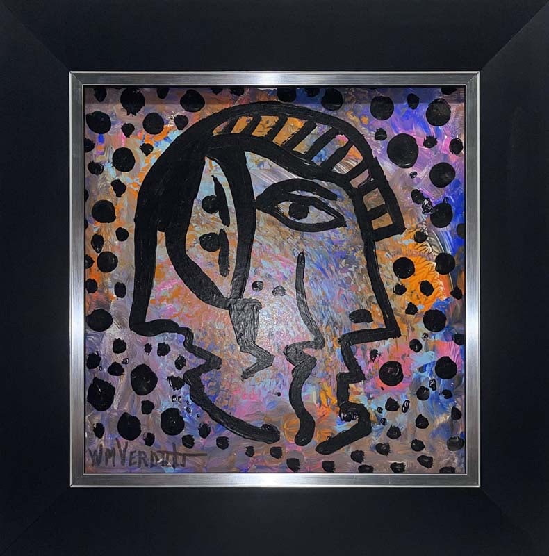 William Verdult original on canvas: William Verdult Original oil on canvas image size is approx 20x20 inches overall Hand signed one of kind original Custom framed and includes certificate