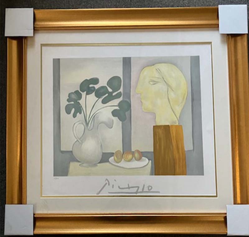 Pablo Picasso Limited Edition Lithograph hand signed and numbered by Marina Picasso Marina Picasso (1 of 1)