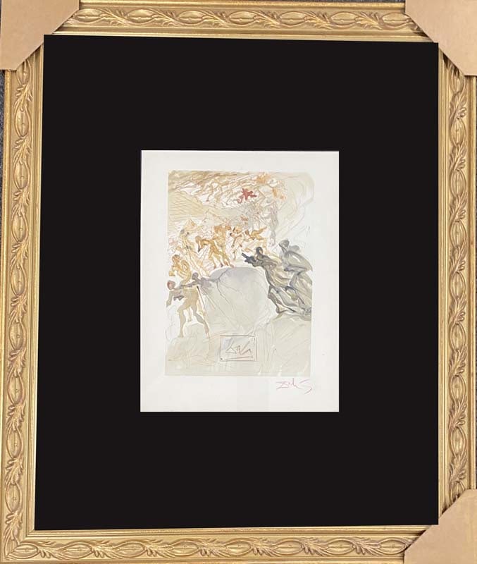 Salvador Dali Lithograph  Hand signed Divine Comedy 1964 (1 of 1)