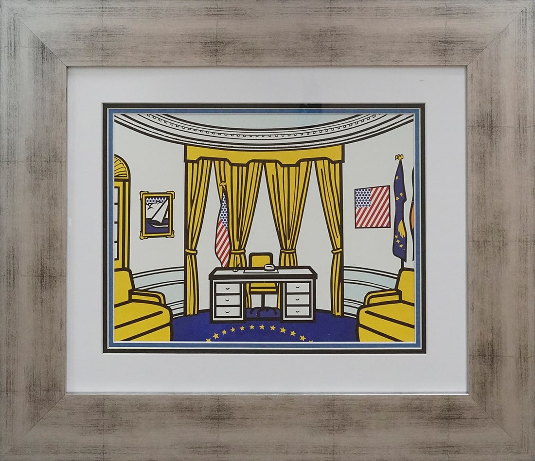 Roy Lichtenstein Color Plate Lithograph from 1992 (1 of 1)