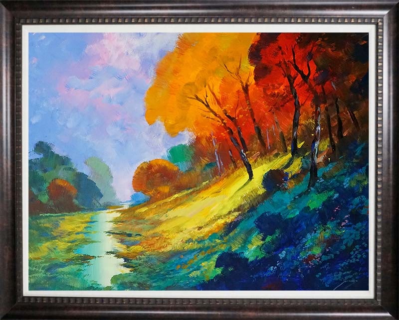 Michael Schofield original on canvas  landscape (1 of 1)