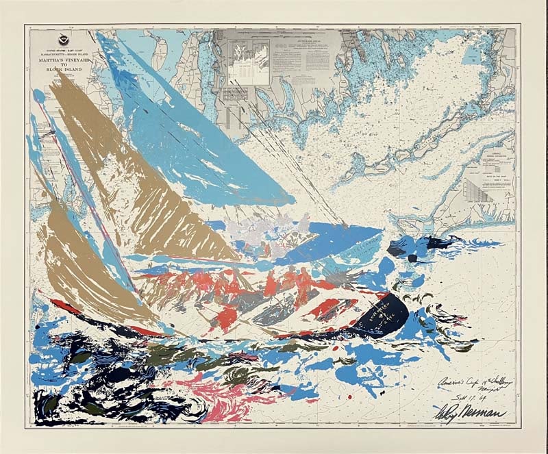 Le Roy Neiman Sailing Serigraph  Hand Signed (1 of 1)