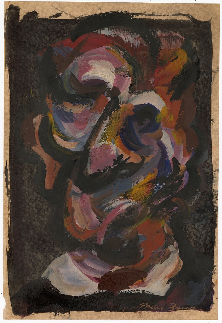 Francis Bacon original on paper  13x9 inches (1 of 1)