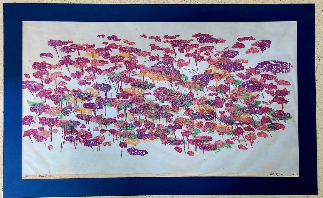 Antonio Frasconi  ANTONIO FRASCONI, NEW YORK, CONNECTICUT / ENGRAVING SIGNED ,1962 ALHAMBRA II (1 of 1)