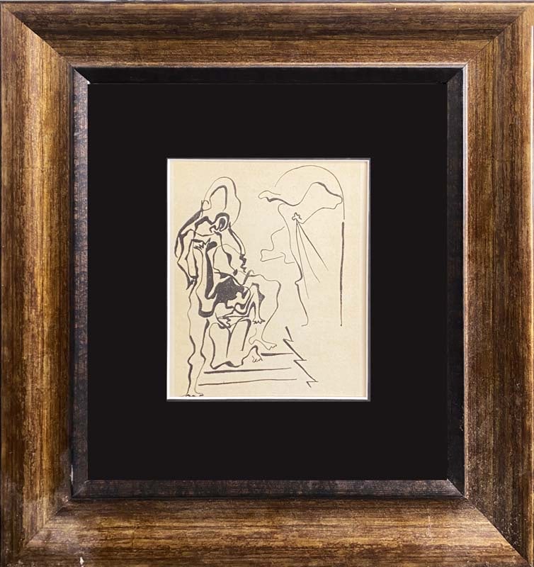 Pablo Picasso lithograph printed in Paris on velin d'arches paper almost 100 years ago. (1 of 1)