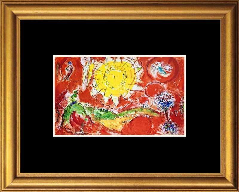 Marc Chagall Hand signed Lithograph Mourlot Press from 1969 (1 of 1)