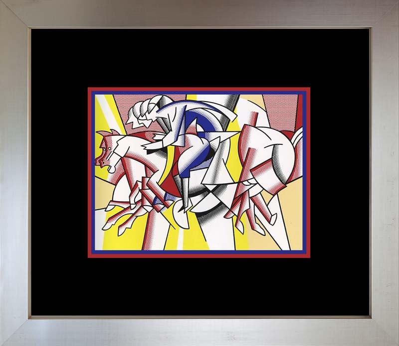 Roy Lichtenstein 1996 Horses Lithograph (1 of 1)