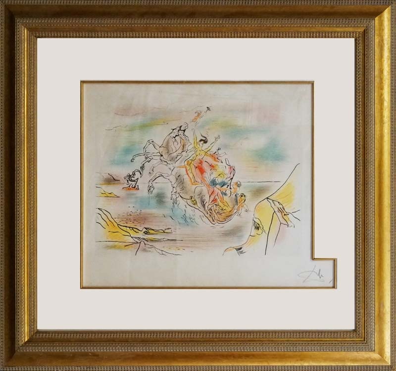Limited Edition Lithograph attributed to Salvador Dali (1 of 1)
