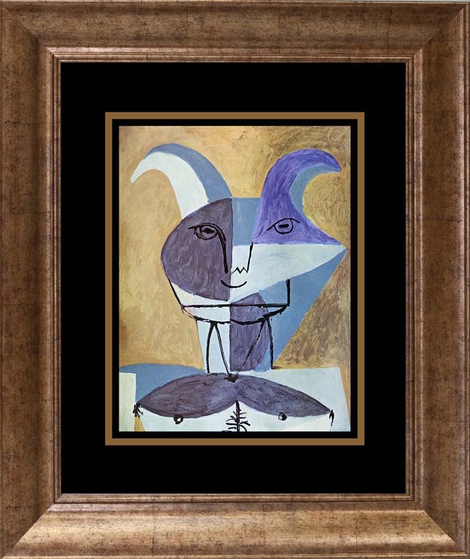 Pablo Picasso Color Plate 1966 Lithograph: Pablo Picasso 1966 Lithograph. Approx 24x20 inches. Includes certificate. Custom framed.