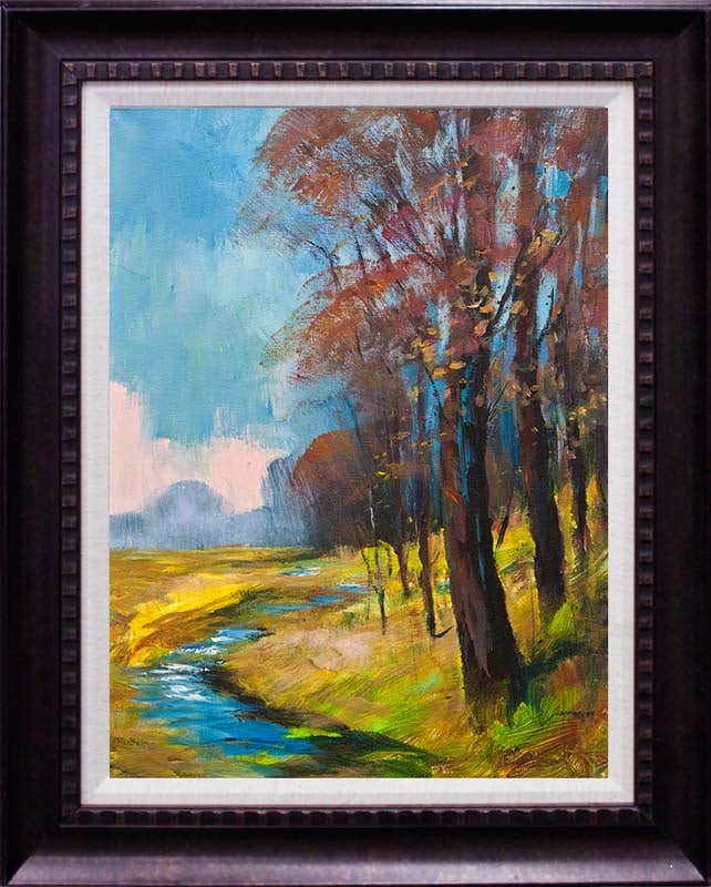 Michael Schofield Original on canvas  landscape  Luxor (1 of 1)