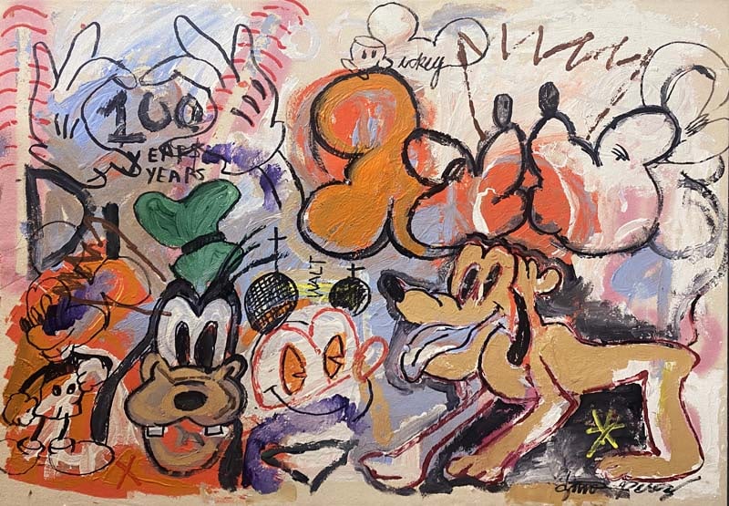 Gino Perez Original on canvas Disney (1 of 1)