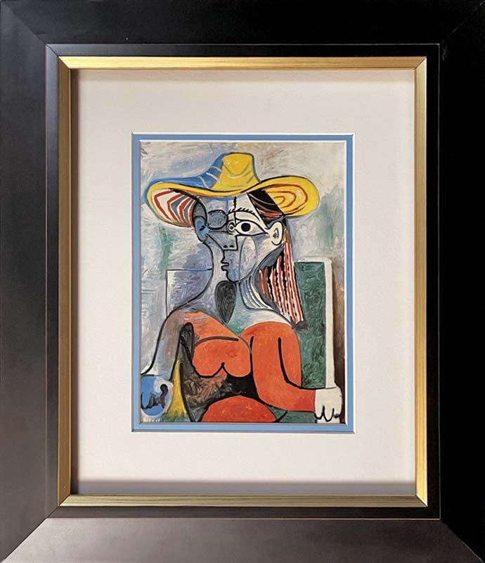 Pablo Picasso Limited Edition Collection Domain Signed by the Estate of Picasso: Pablo Picasso Limited edition Lithograph Custom framed. Estate signed. From the Collection Domaine Picasso. Includes certificate of authenticity. Approx. 24x28.