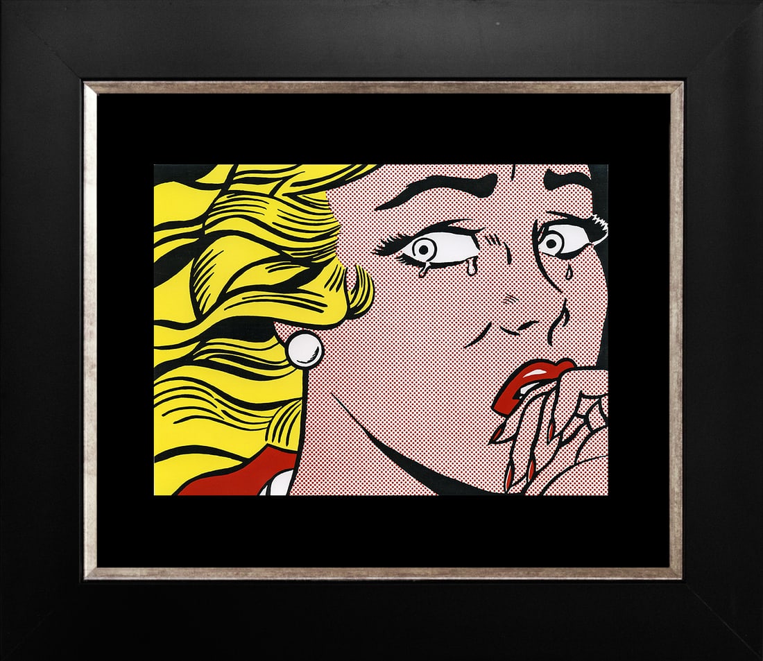Roy Lichtenstein 1965 Serigraph: Roy Lichtenstein 1965 Serigraph Approx 20x22 inches. Professionally framed. Includes certificate of authenticity.