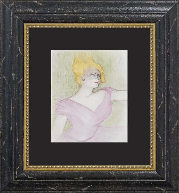 Toulouse Lautrec Hand colored Lithograph after Lautrec from 1967 (1 of 1)