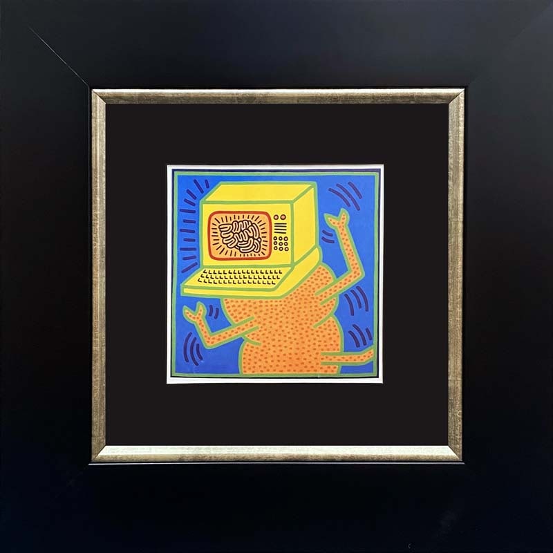 Keith Haring Color Plate Lithograph after Haring 1989 (1 of 1)