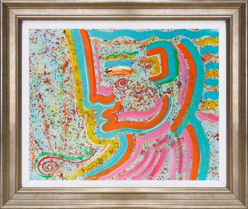 Gaylord Soli Original on canvas: Gaylord Soli Original One of a kind. Hand signed by the artist. 30x24 inches approx image size Includes certificate of authenticity. Custom framed This work was purchased directly from the artist.