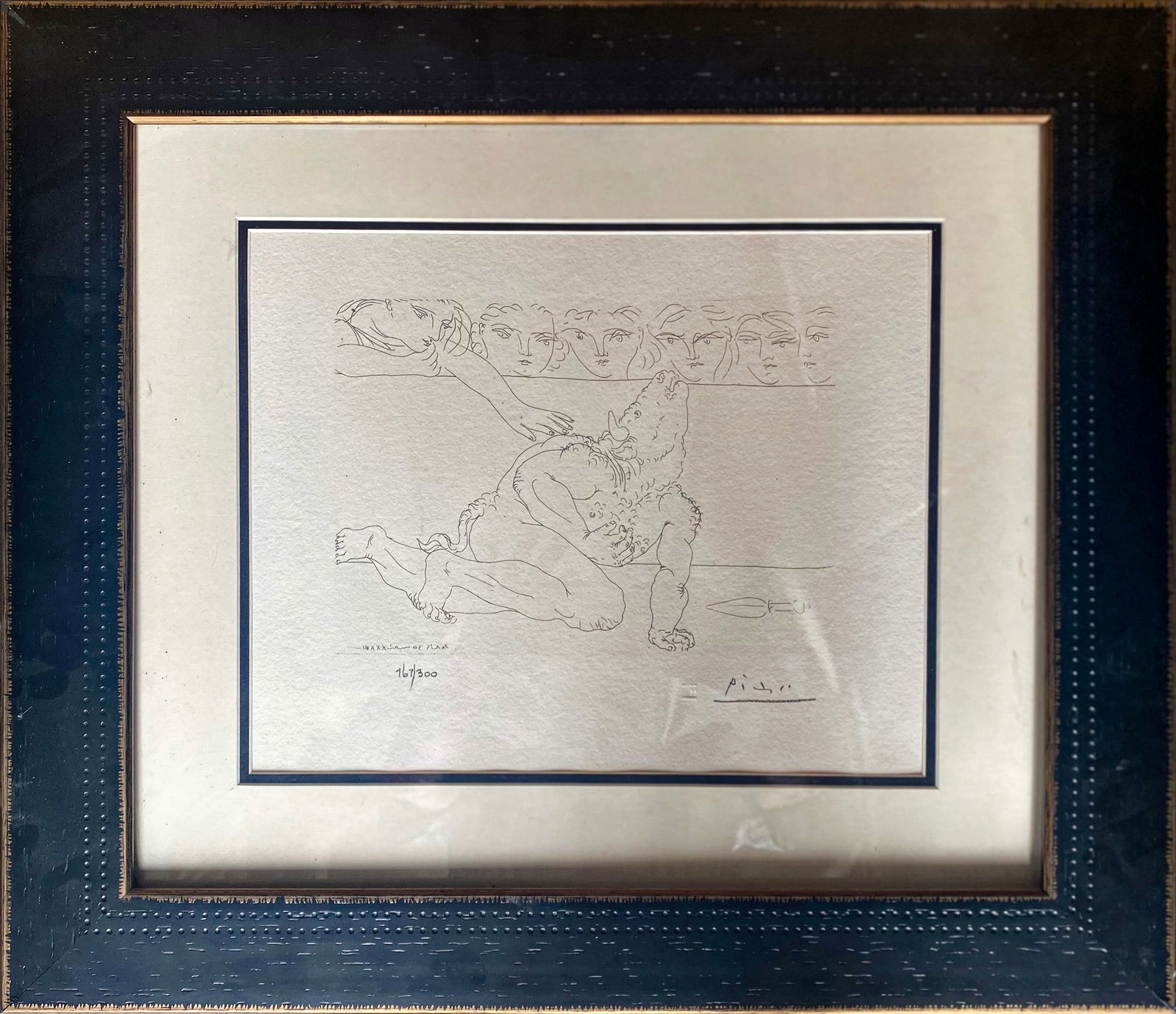 Pablo Picasso Lithograph with Museum stamp from 1956 (1 of 1)